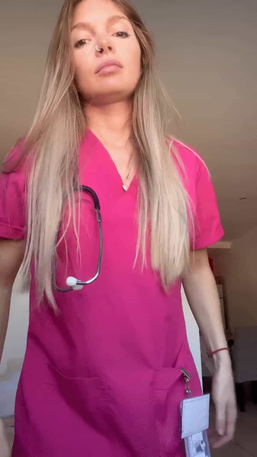 Some latina nurses have it bigger.. is it the right size for you?				