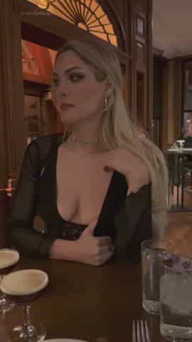 espresso martinis &amp;amp; titties make for a perfect date night ;) [GIF]