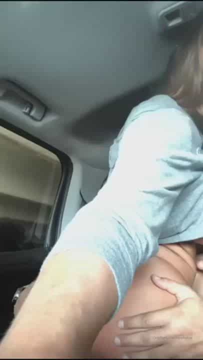 HOT Milf Kendra Lust Riding Dick inside a car