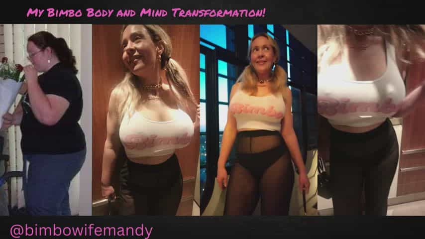 Went out in public showing my Bimbo pride for everyone to see - 37F MILF Bimbo Transformation (1650...