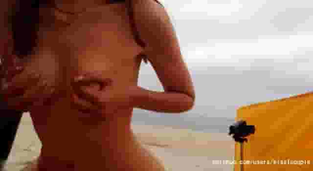 Tits on beach