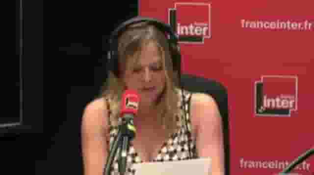 French public radio host Constance stripping