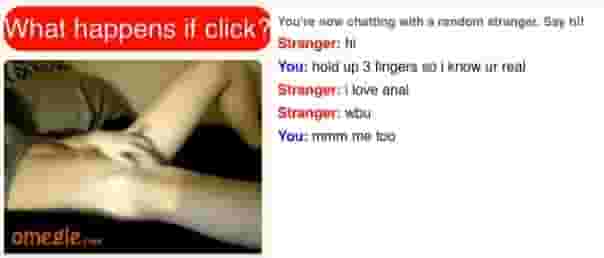 Omegle girl plays with her ass