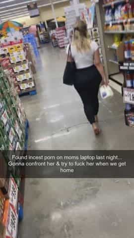 PHAT ass mom (35) lets son (18) hit after he confronts her about her incest porn stash