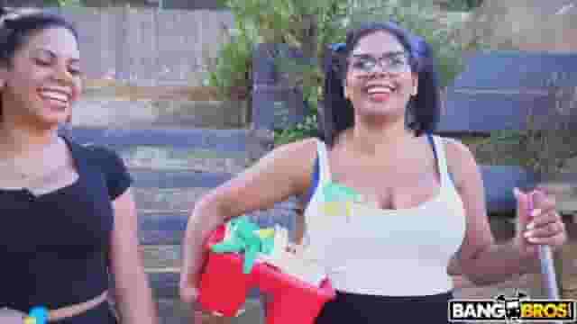 Two Thick Latinas Sheila Ortega &amp; Kesaa Ortega Strip Down and Show Off Their Curves While Tidyin