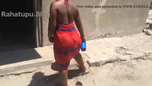 ebony african ass after shower