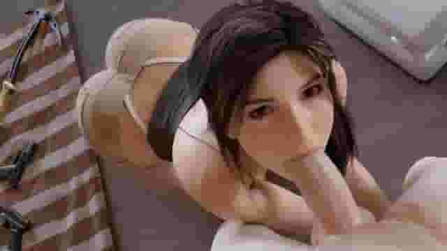 Lara Croft blowjob, (ArhoAngel) [Tomb Raider]