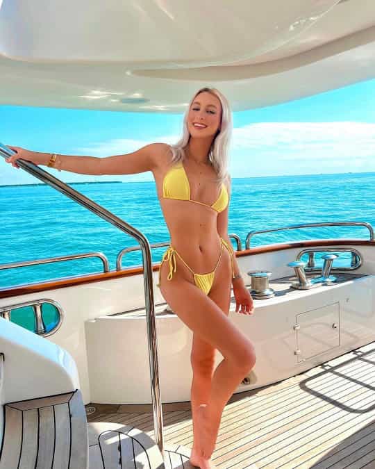 Boat and bikini