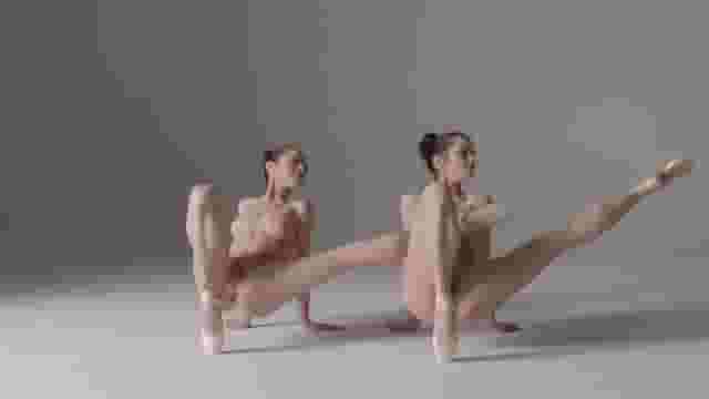 nude ballet Julietta and Magdalena twins (w/ audio) - Hegre
