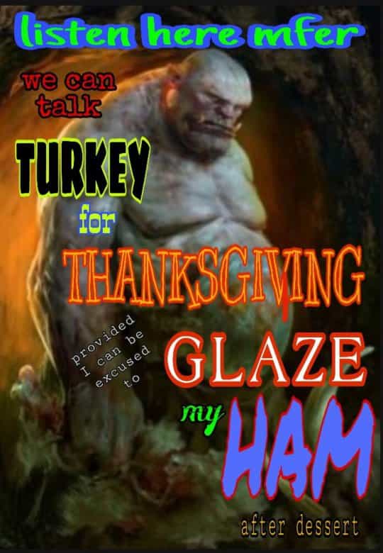 CRANKSGIVING IS NIGH MFERS