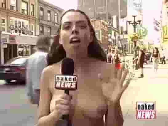Christine Kerr naked on the streets