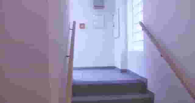 Almost got caught in the stairwell [GIF]