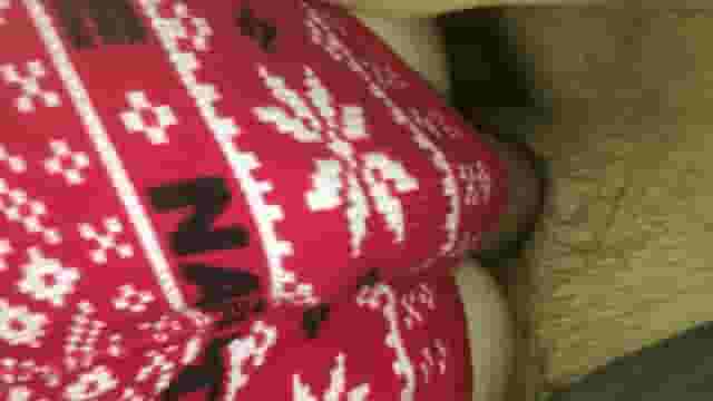 Panty Fucking Her Christmas Boyshorts [Video in Comments]