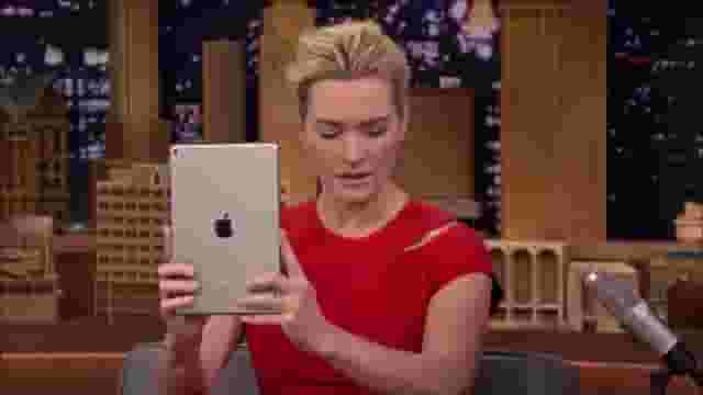 Kate Winslet and Jimmy Fallon watch a video of Kate getting facialized (from r/Fuxtaposition)