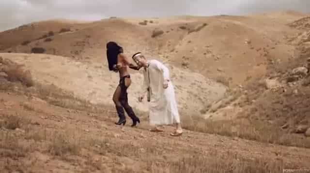 Hot Middle Eastern Woman Captures a Man for fun, then has the Tables Turned on Her. [GIF]