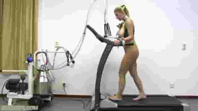 I understand the milking, but why the treadmill?