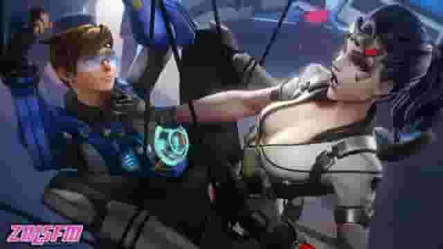 Tracer caught in Widowmaker’s web and gets fucked (Zalsfm)