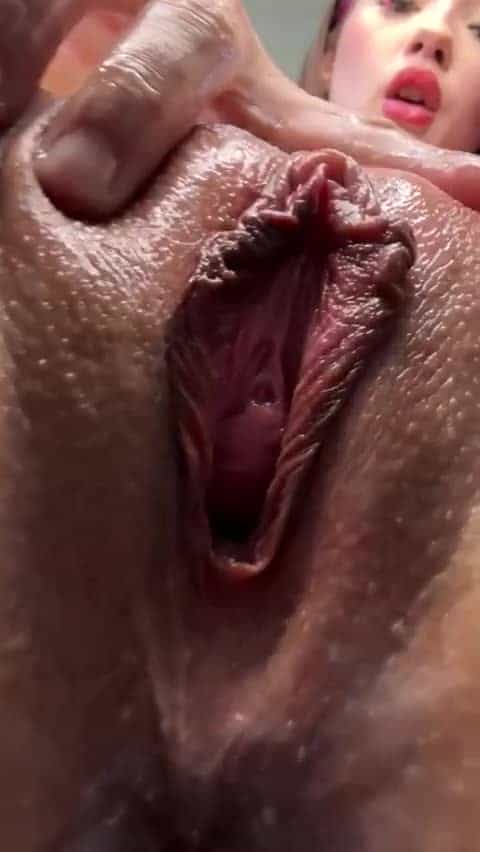 Creamy pussy in your face