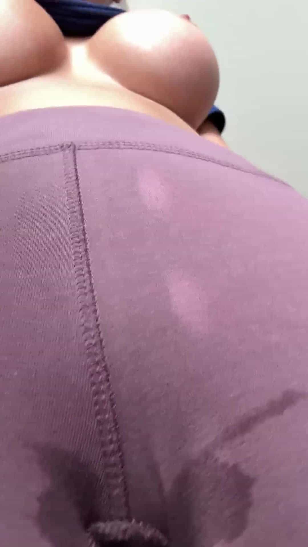 Here’s my post butt sweat from the gym :)
