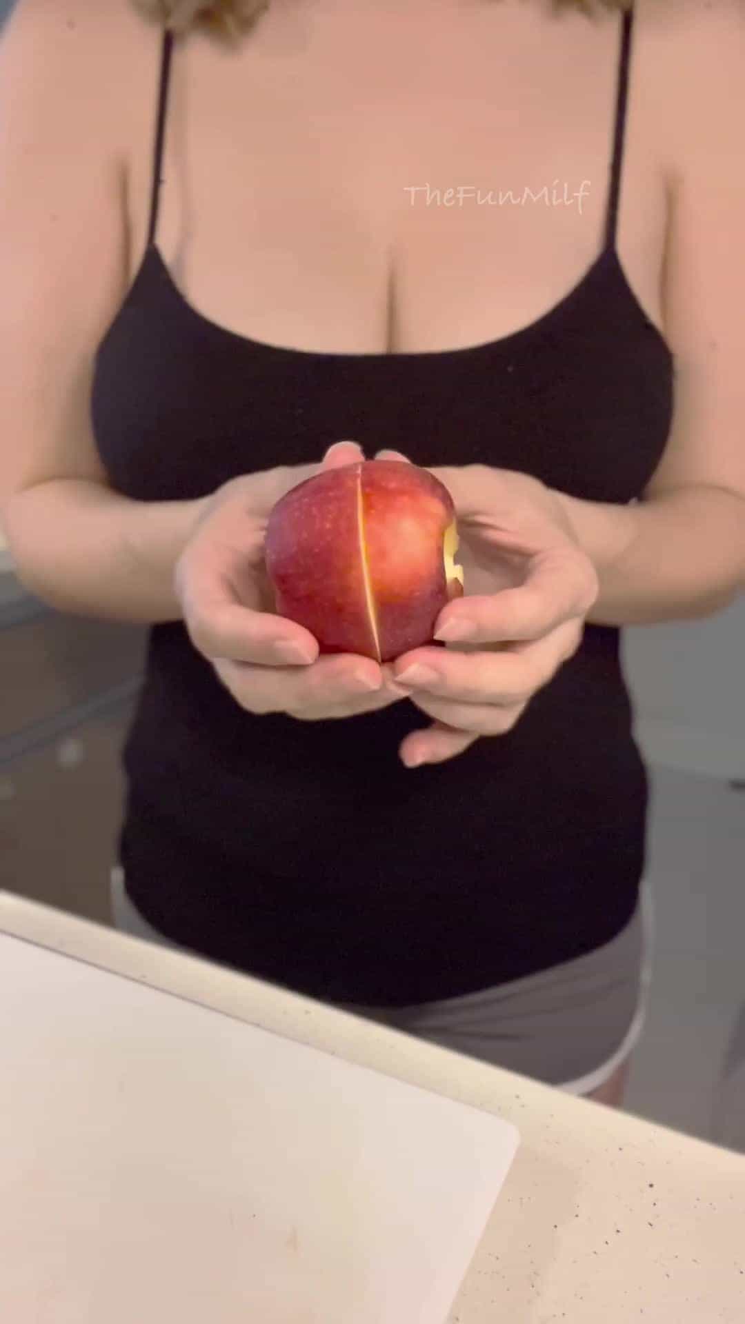 Did you even notice the apple!