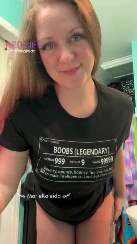 I’ve been told my tits are legendary loot 