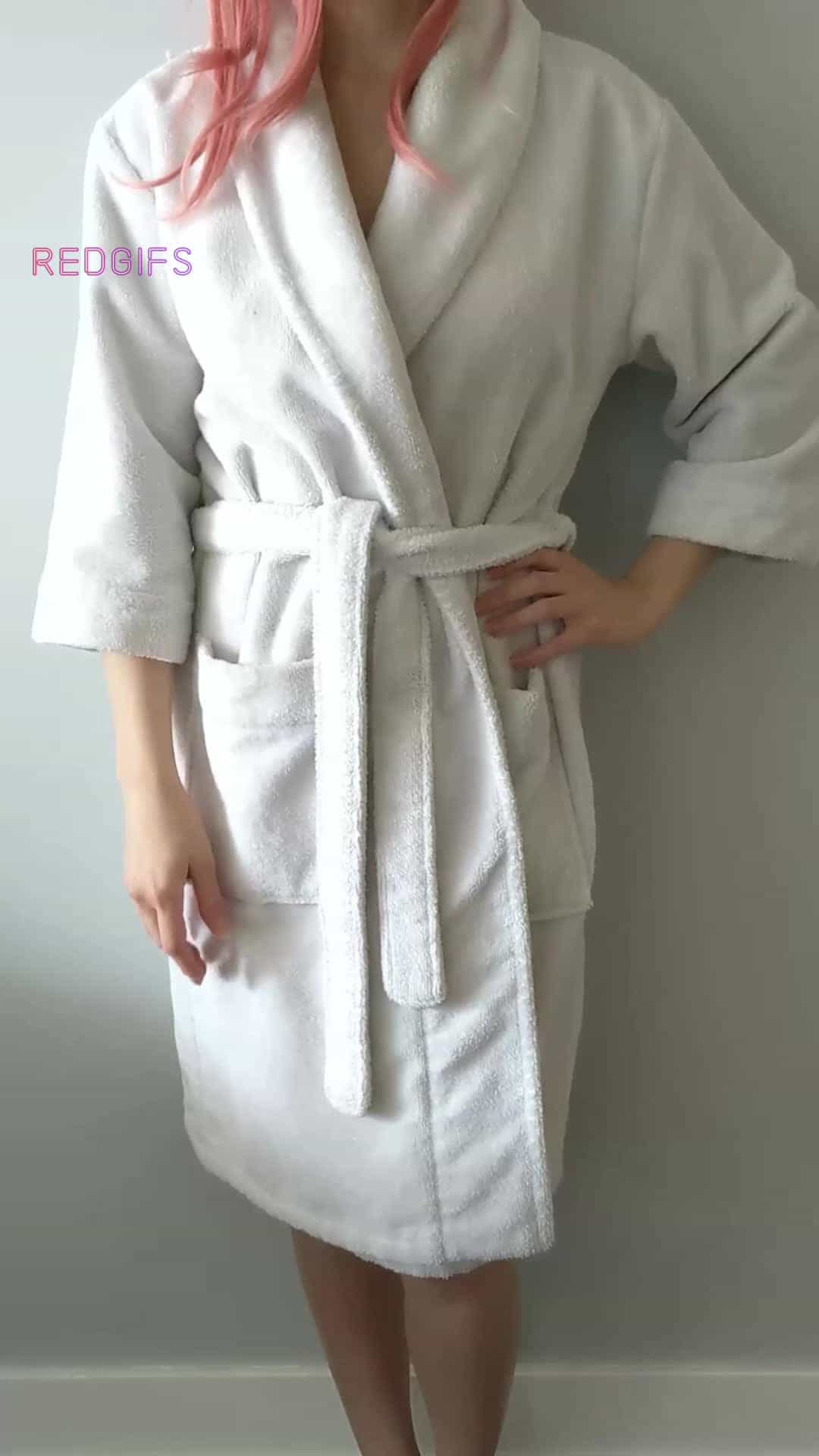I love the spontaneity of a robe
