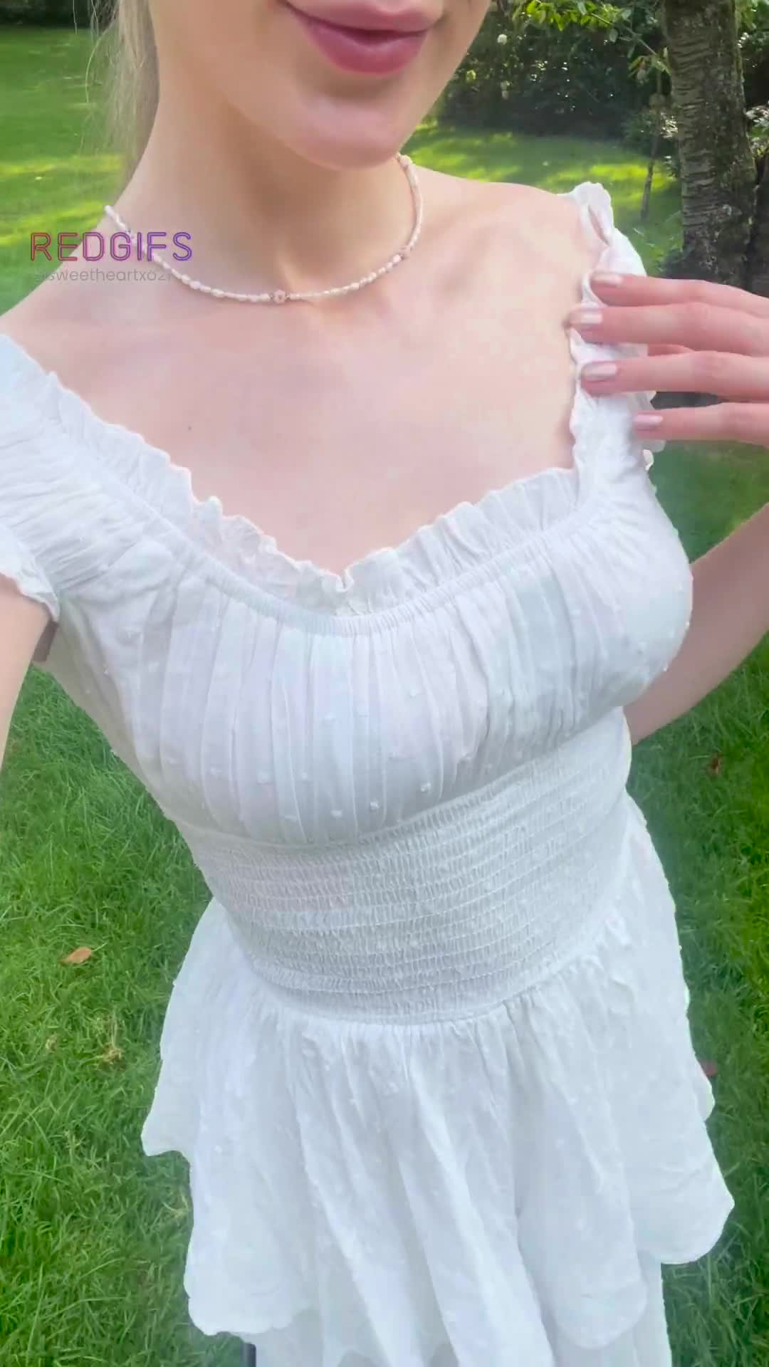 Flashing my tits at my local park 