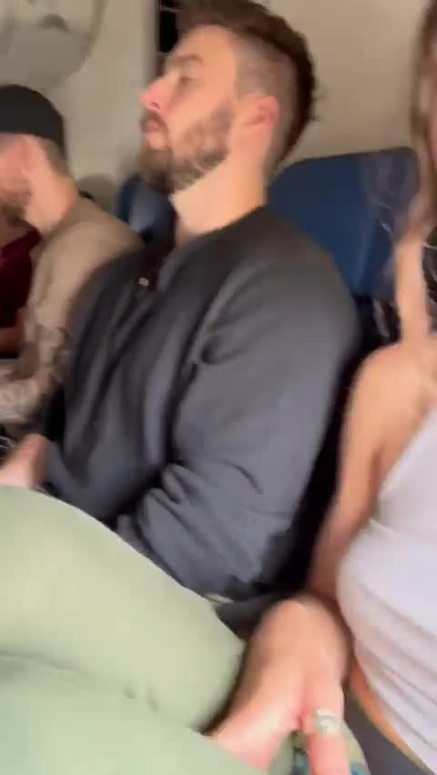 No shame showing them off on the plane