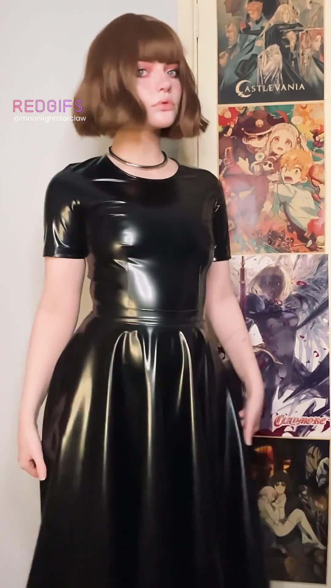 Do you think this dress is latex or PVC? 🖤