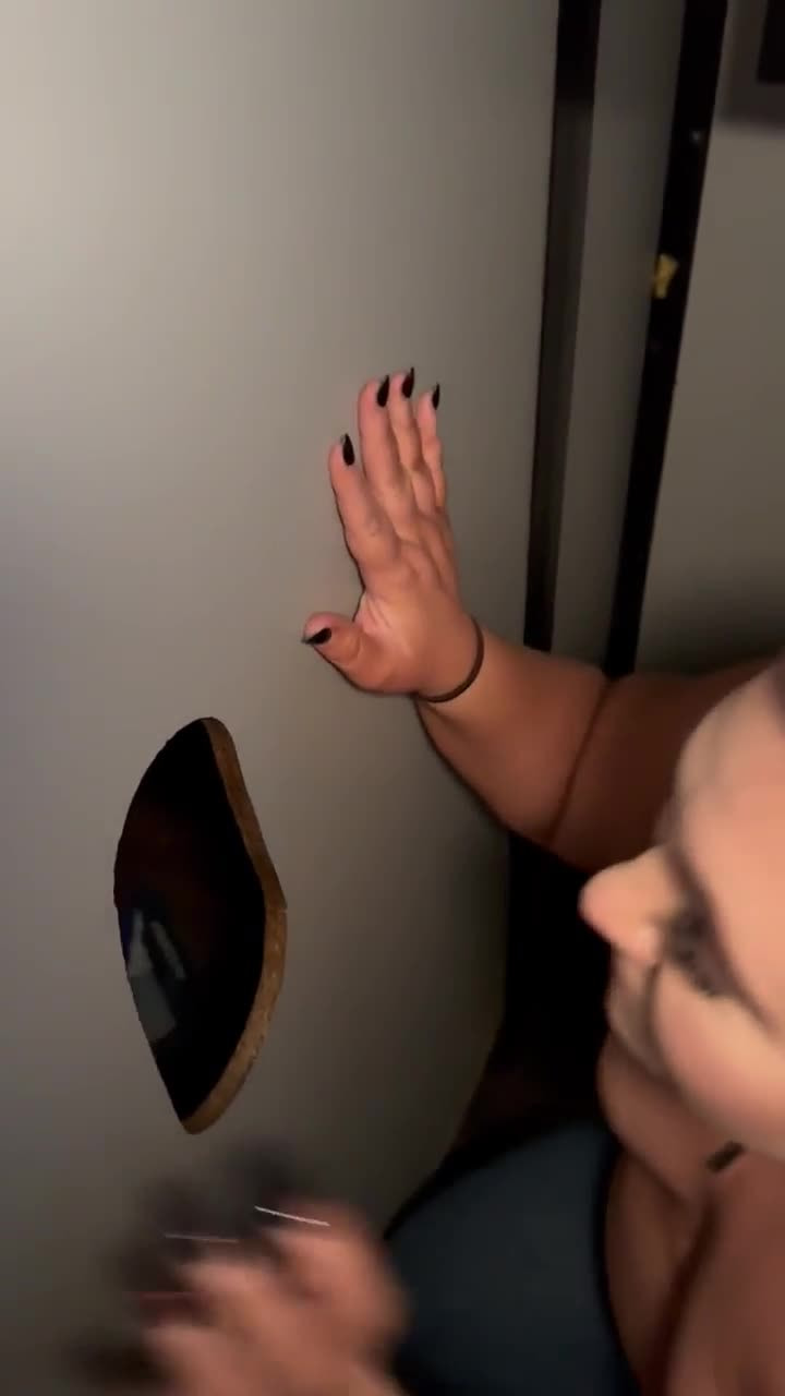 My first BBC at the gloryhole! 