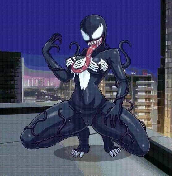 She-venom (waifupixelart)