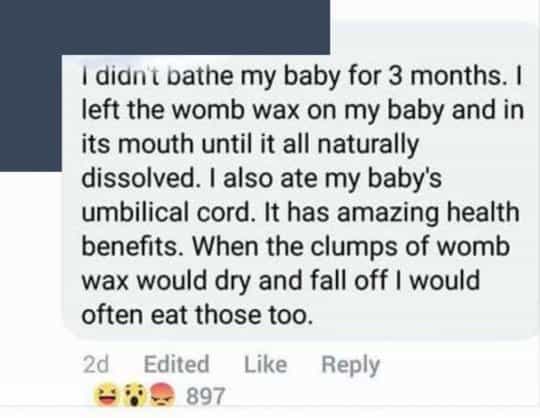 Way Oversharing after Baby Birth (Old / Not OC) - &amp;amp; Gross -