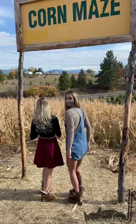 Let’s see how risky we can get in the corn maze :) [GIF]