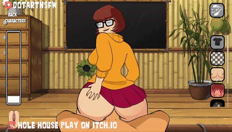 Velma Riding In Her Outfit (Hole House)