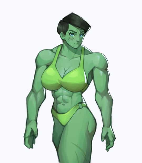 Big green lady (encariah) [OC]