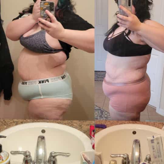 I have heart failure so losing weight has been painfully slow but I can finally see a difference. o...