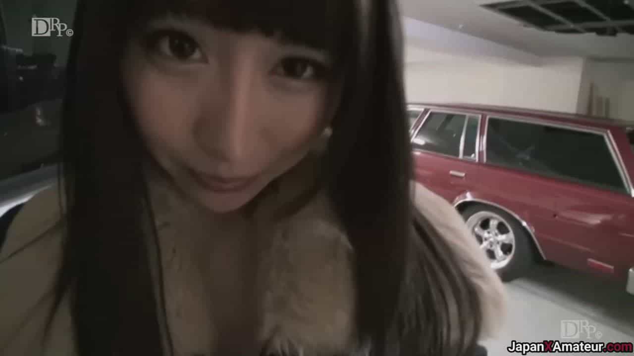 Japanese Girl Showing Off Her Body Before Sucking A Small Cock In A Parking Garage
