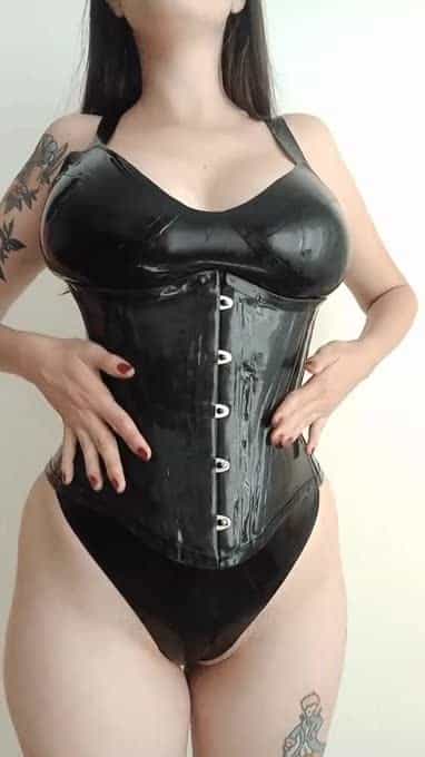 Latex corsets 🖤