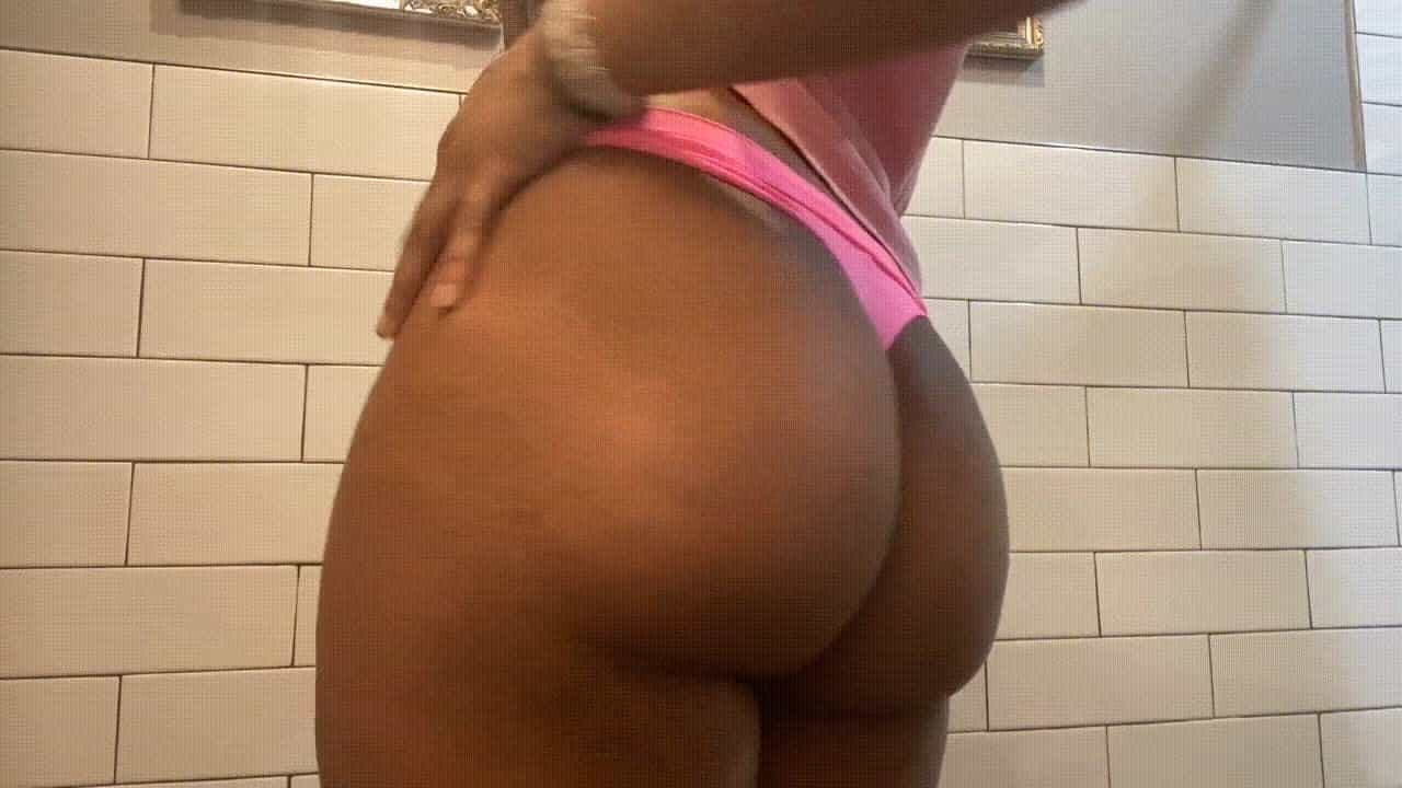 Is this fat ebony ass a good place for your cum?