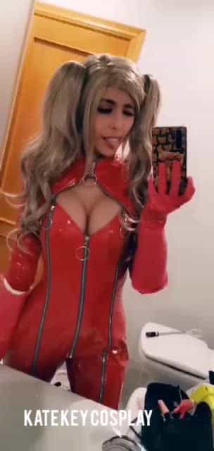 I'm ready Joker!! My Ann Takamaki cosplay on Panther outfit! (Persona 5) - by Kate Key
